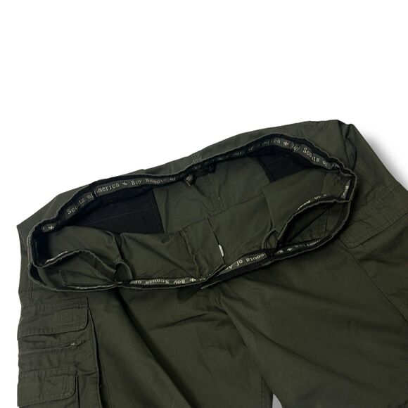 Boy Scouts Shorts 48 Green Cargo - Picture 4 of 11